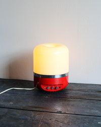 Radio Lampada Europhon rossa di Adriano Rampoldi – 1970