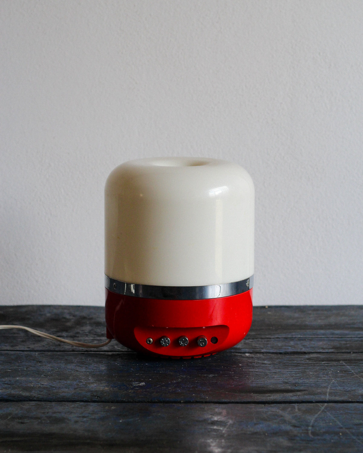 Radio Lampada Europhon rossa di Adriano Rampoldi – 1970