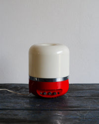 Radio Lampada Europhon rossa di Adriano Rampoldi – 1970