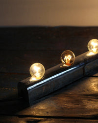 Lampada da parete vintage cromata a cinque luci – Francia