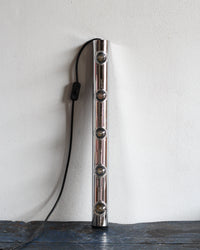 Lampada da parete vintage cromata a cinque luci – Francia