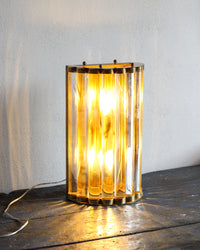 Coppia applique Art Déco in ottone e vetro – 1930/1940