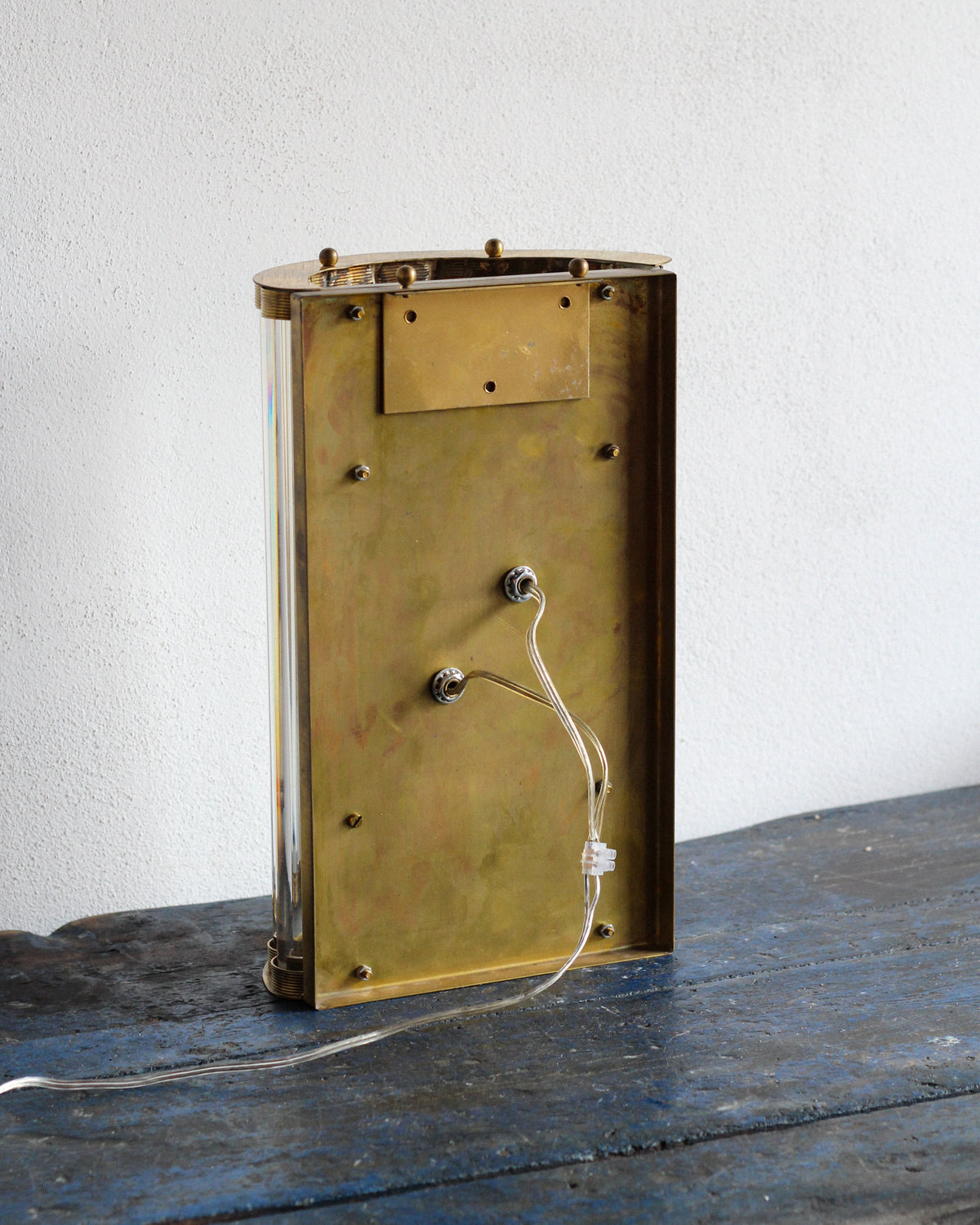 Coppia applique Art Déco in ottone e vetro – 1930/1940