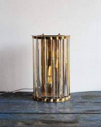 Coppia applique Art Déco in ottone e vetro – 1930/1940