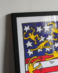 Manifesto Keith Haring Nouvelles Images con cornice – 1997