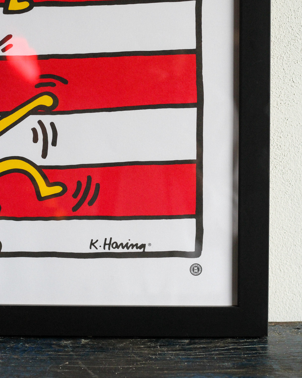 Manifesto Keith Haring Nouvelles Images con cornice – 1997