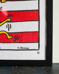 Manifesto Keith Haring Nouvelles Images con cornice – 1997