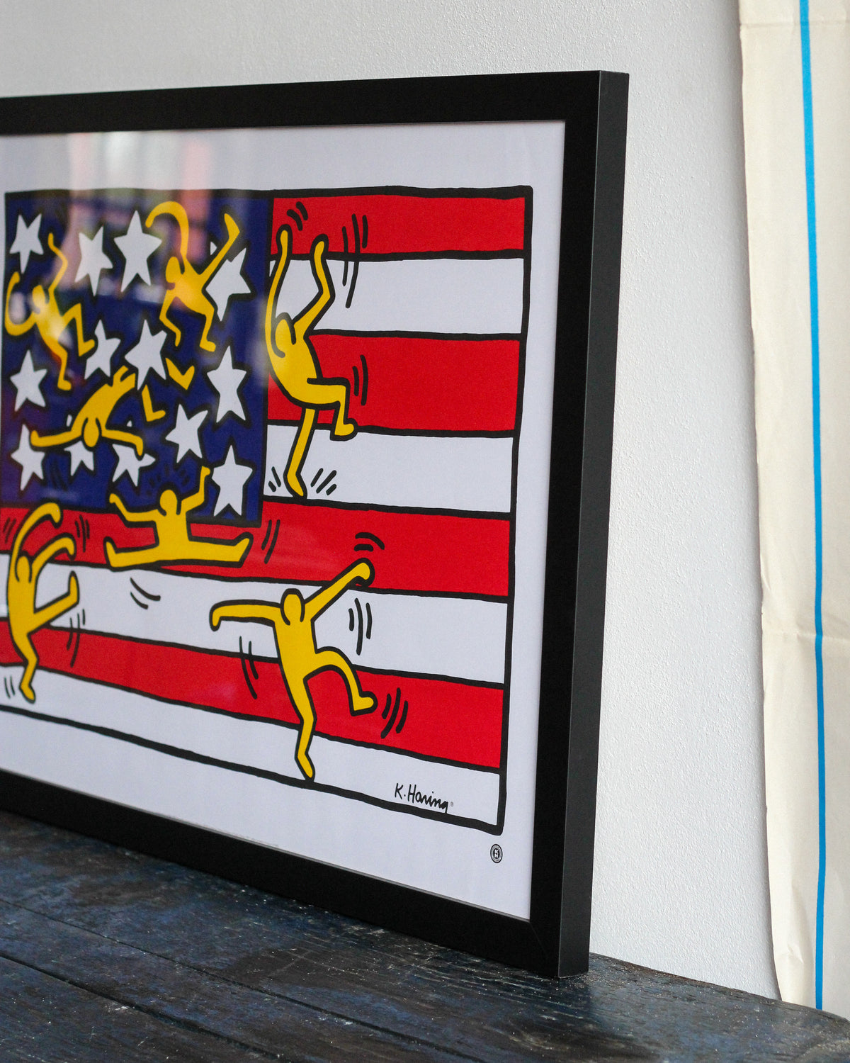 Manifesto Keith Haring Nouvelles Images con cornice – 1997