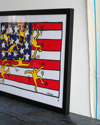 Manifesto Keith Haring Nouvelles Images con cornice – 1997