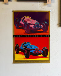 Manifesto Mostra Andy Warhol Cars - Guggenheim New York 1988