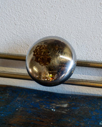 Appendiabiti vintage da scuola in metallo cromato – 1970
