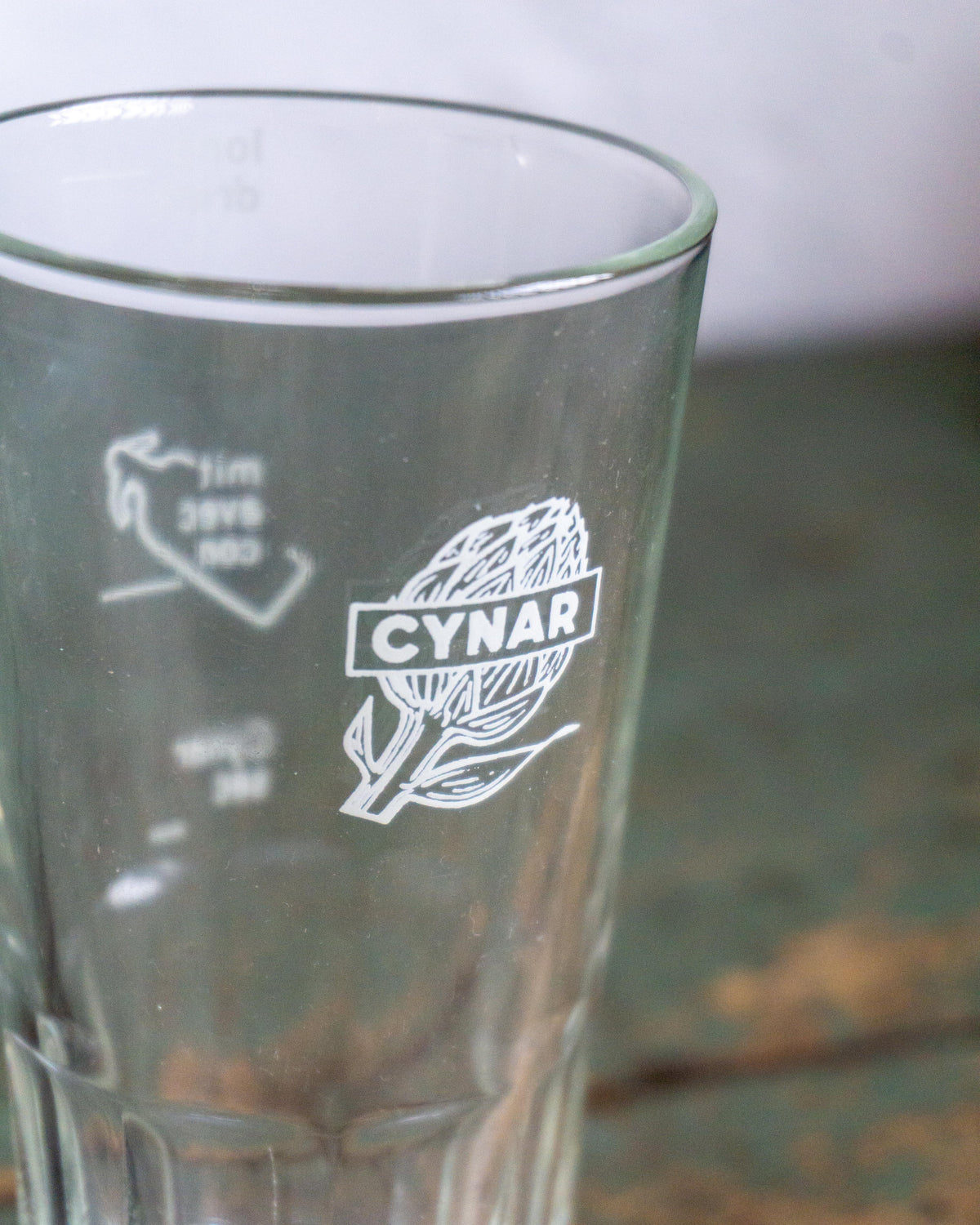 Bicchiere Cynar serigrafato – Anni ’60