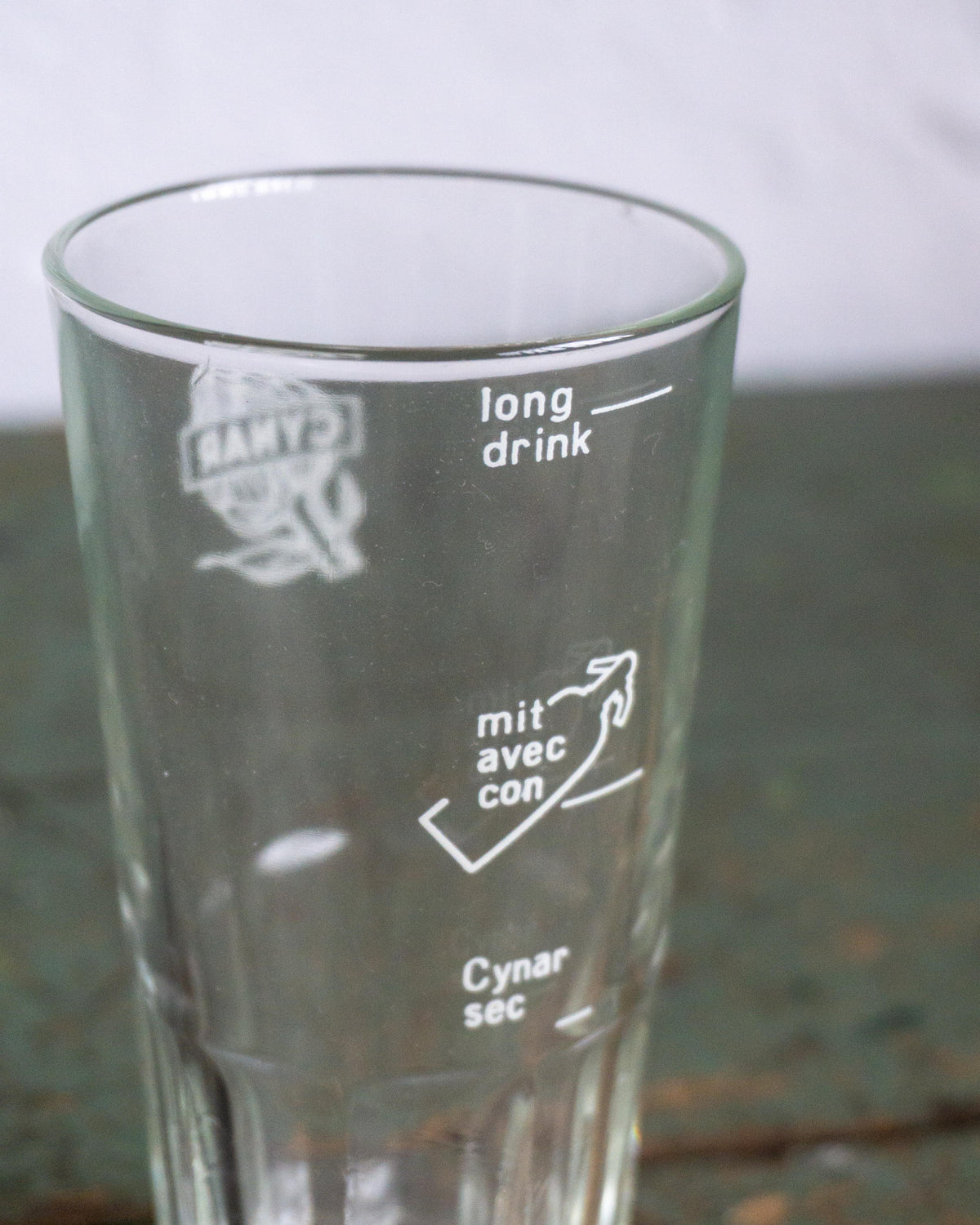 Bicchiere Cynar serigrafato – Anni ’60