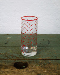 Set due bicchieri a pois rossi – Anni ’70