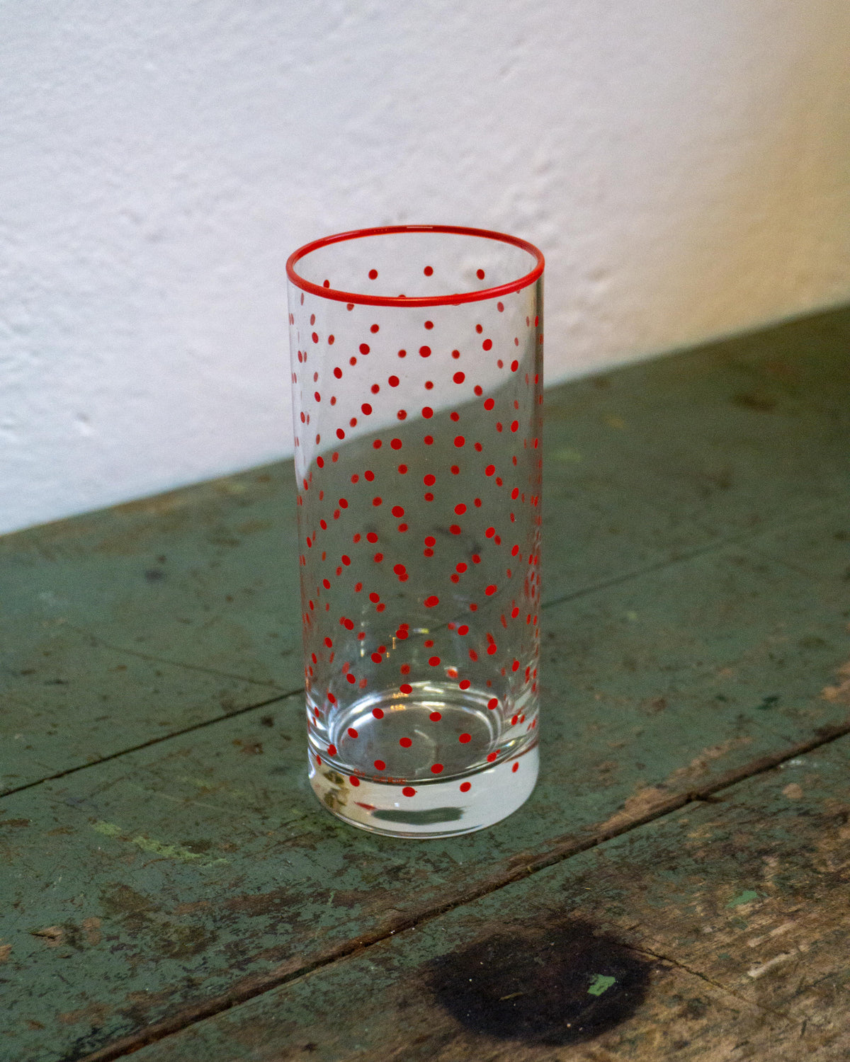 Set due bicchieri a pois rossi – Anni ’70