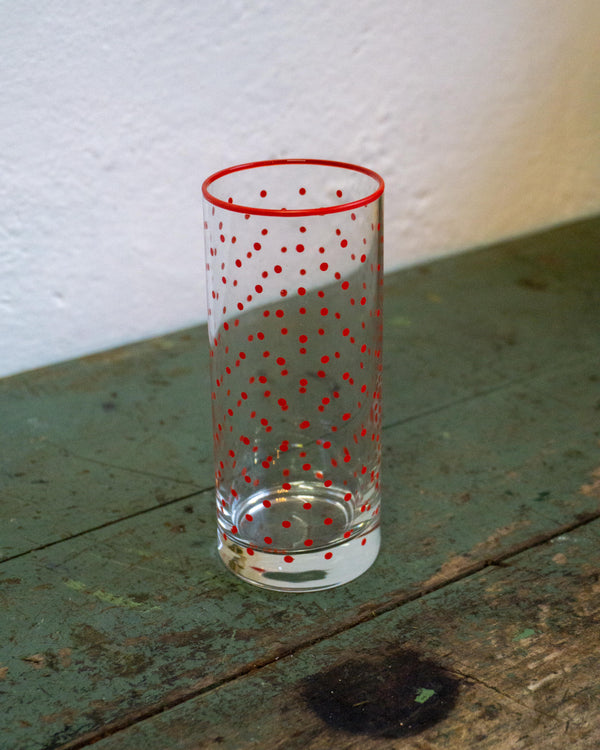 Set due bicchieri a pois rossi – Anni ’70
