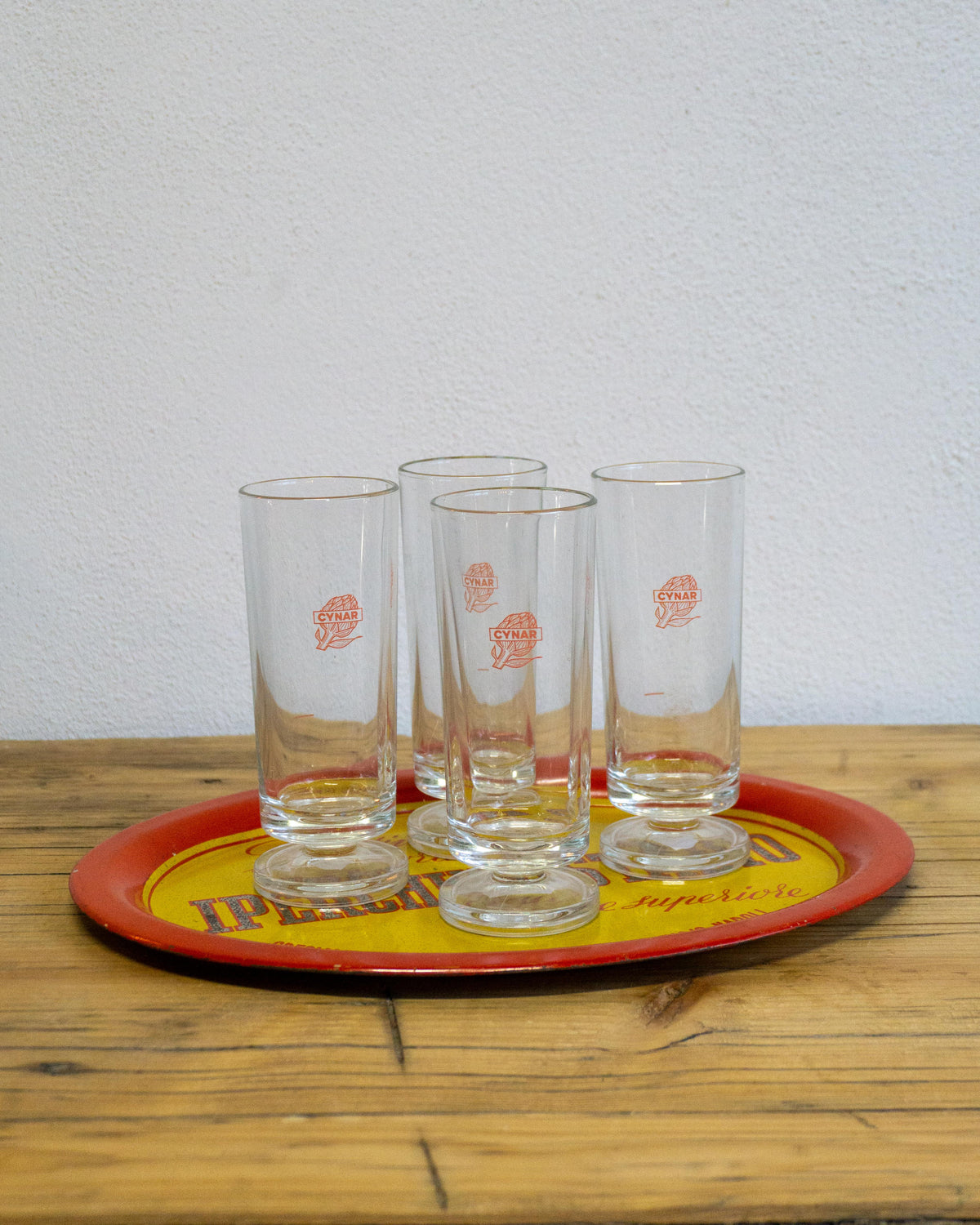 Quattro bicchieri Cynar
