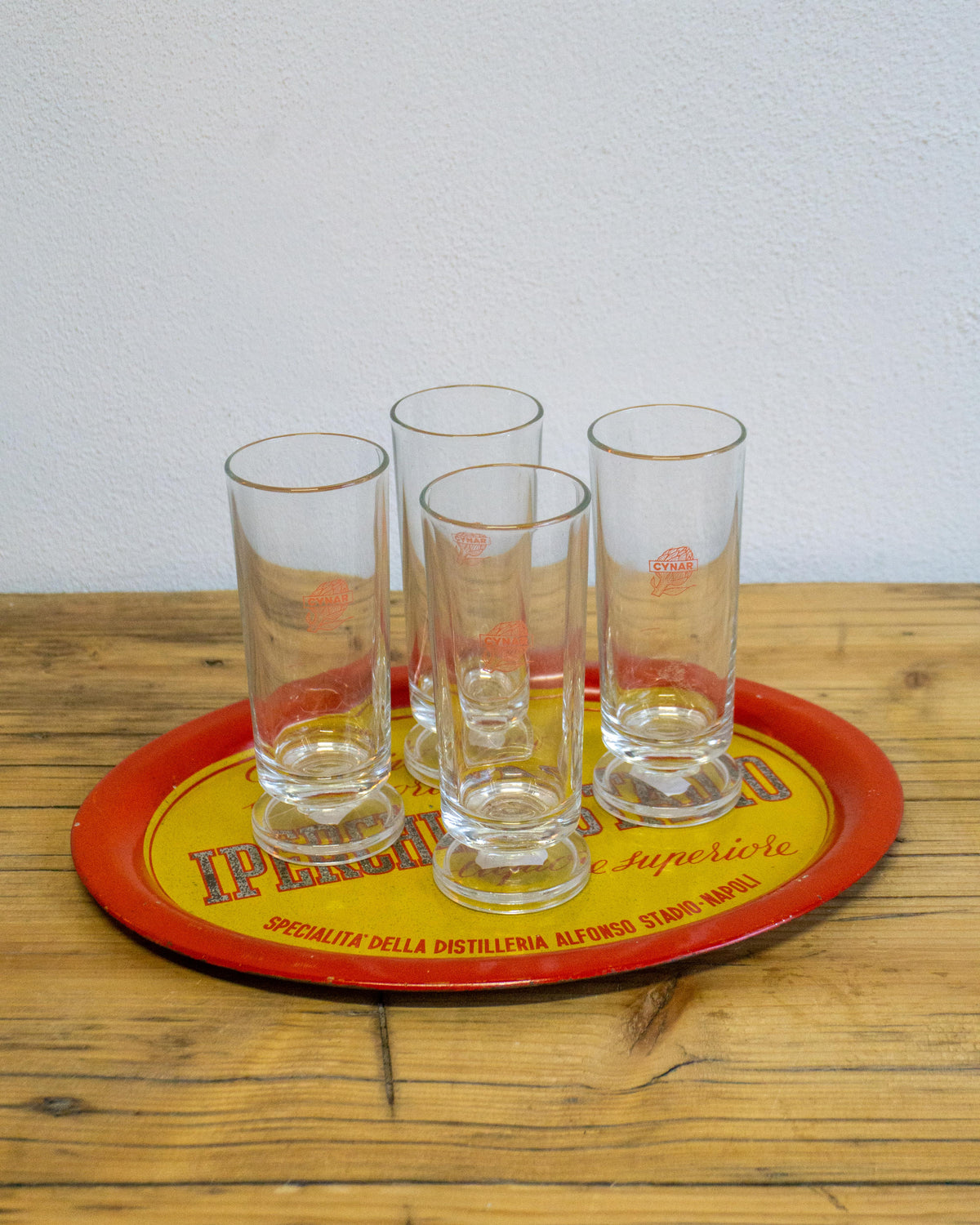 Quattro bicchieri Cynar