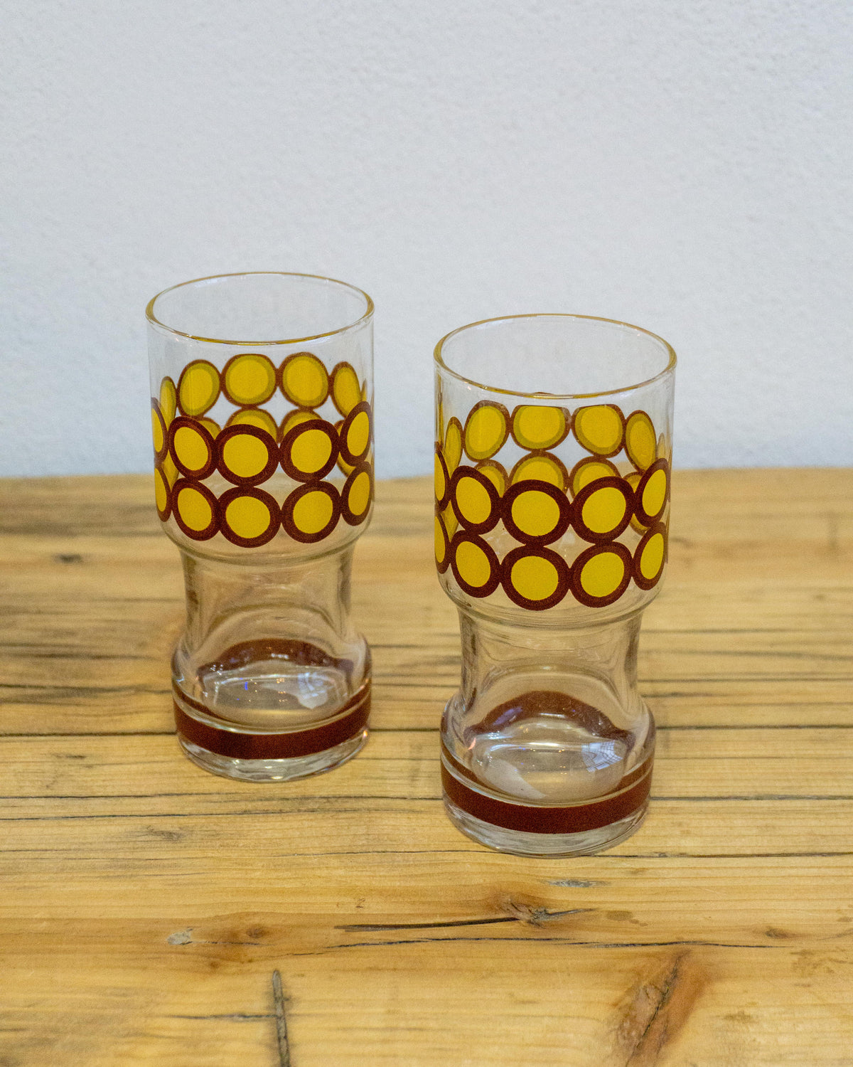 Coppia Bicchieri anni 80