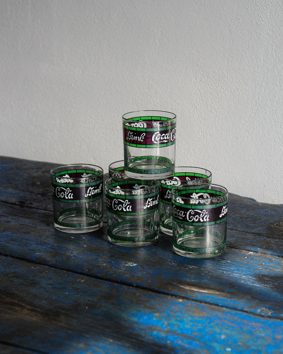 Set 6 bicchieri Coca-Cola vintage - anni ’80