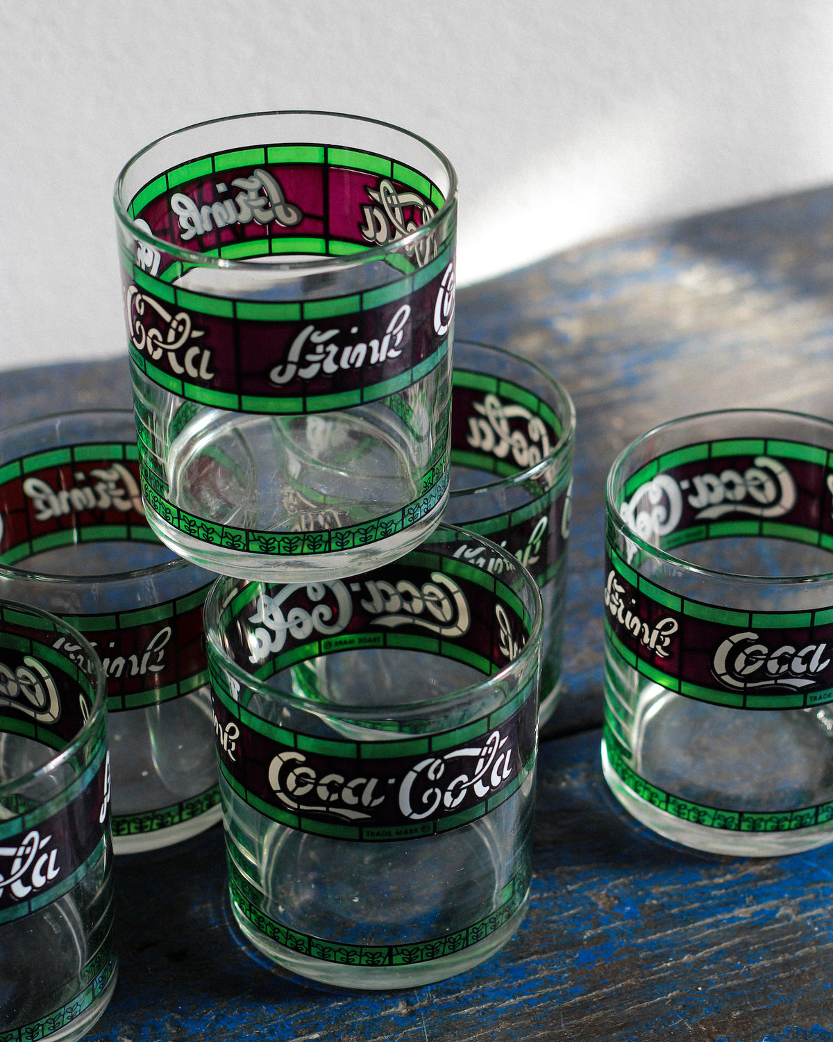 Set 6 bicchieri Coca-Cola vintage - anni ’80