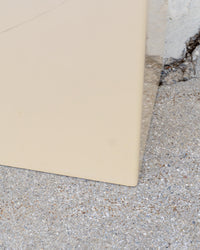 Fioriera vaso Kartell vintage in plastica beige – 1980