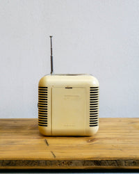 Brionvega TS 502 | Radio Cubo Bianca | Vintage Originale a Pile