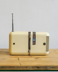 Brionvega TS 502 | Radio Cubo Bianca | Vintage Originale a Pile
