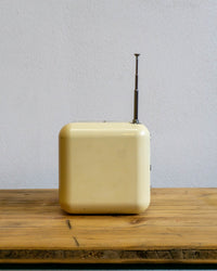 Brionvega TS 502 | Radio Cubo Bianca | Vintage Originale a Pile