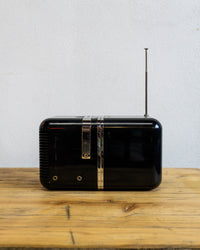 Brionvega TS 502 | Radio Cubo Nera | Vintage Originale a Pile