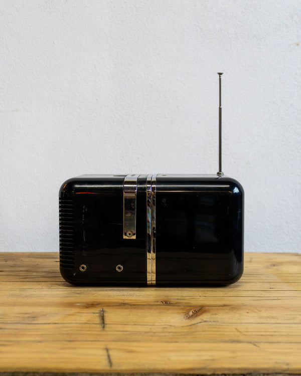 Brionvega TS 502 | Radio Cubo Nera | Vintage Originale a Pile