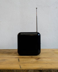 Brionvega TS 502 | Radio Cubo Nera | Vintage Originale a Pile