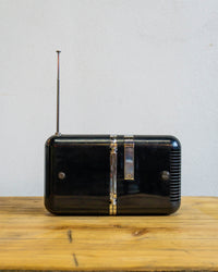 Brionvega TS 502 | Radio Cubo Nera | Vintage Originale a Pile
