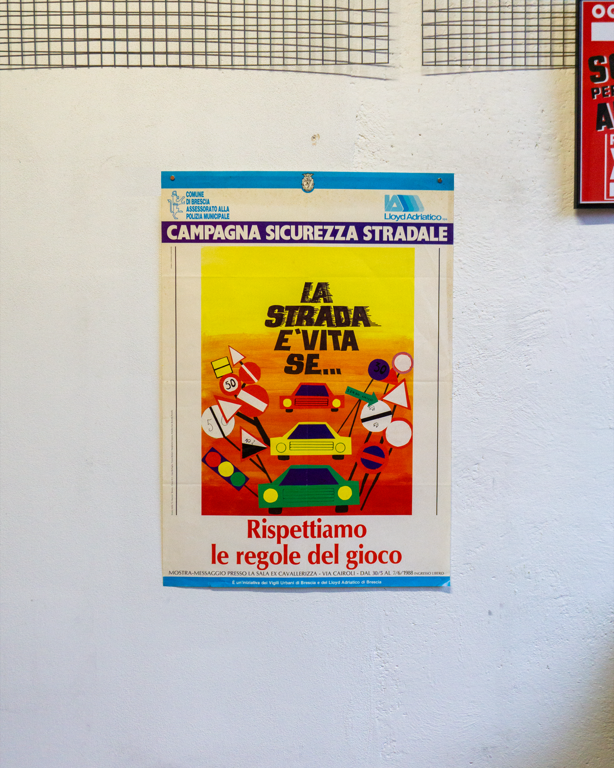 Manifesto Campagna Sicurezza Stradale