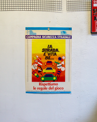 Manifesto Campagna Sicurezza Stradale