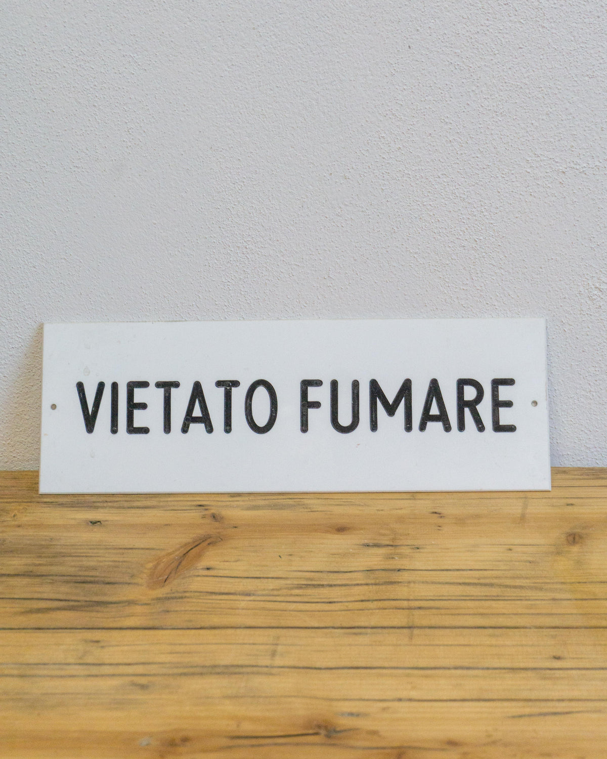 Insegna Vietato Fumare - 1980