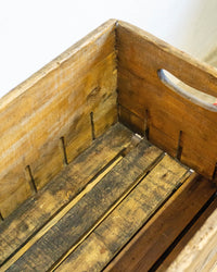 Cassetta legno pubblicitaria Boario