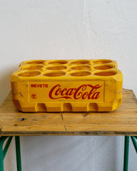 Cassetta Coca-Cola gialla bassa – anni ’70