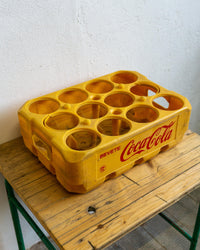 Cassetta Coca-Cola gialla bassa – anni ’70