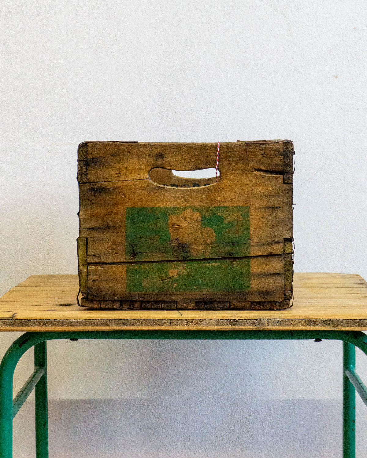 Cassetta legno pubblicitaria Oransoda