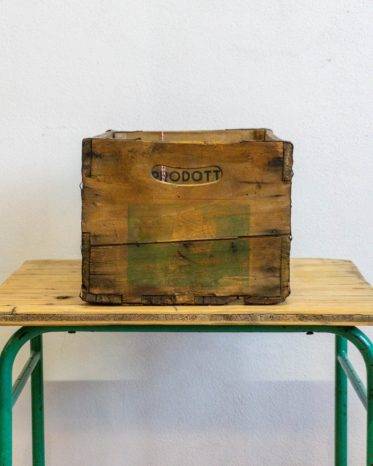 Cassetta legno pubblicitaria Oransoda