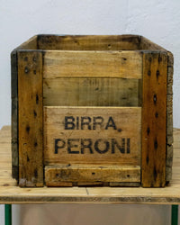 Cassetta in legno Birra Peroni – 1980