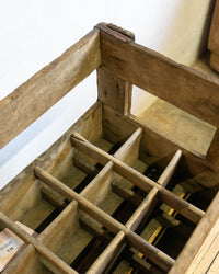 Cassetta legno pubblicitaria Fonti San Bernardo
