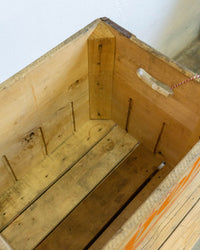 Cassetta legno pubblicitaria Spell