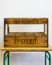 Cassetta legno pubblicitaria Vini Veronesi