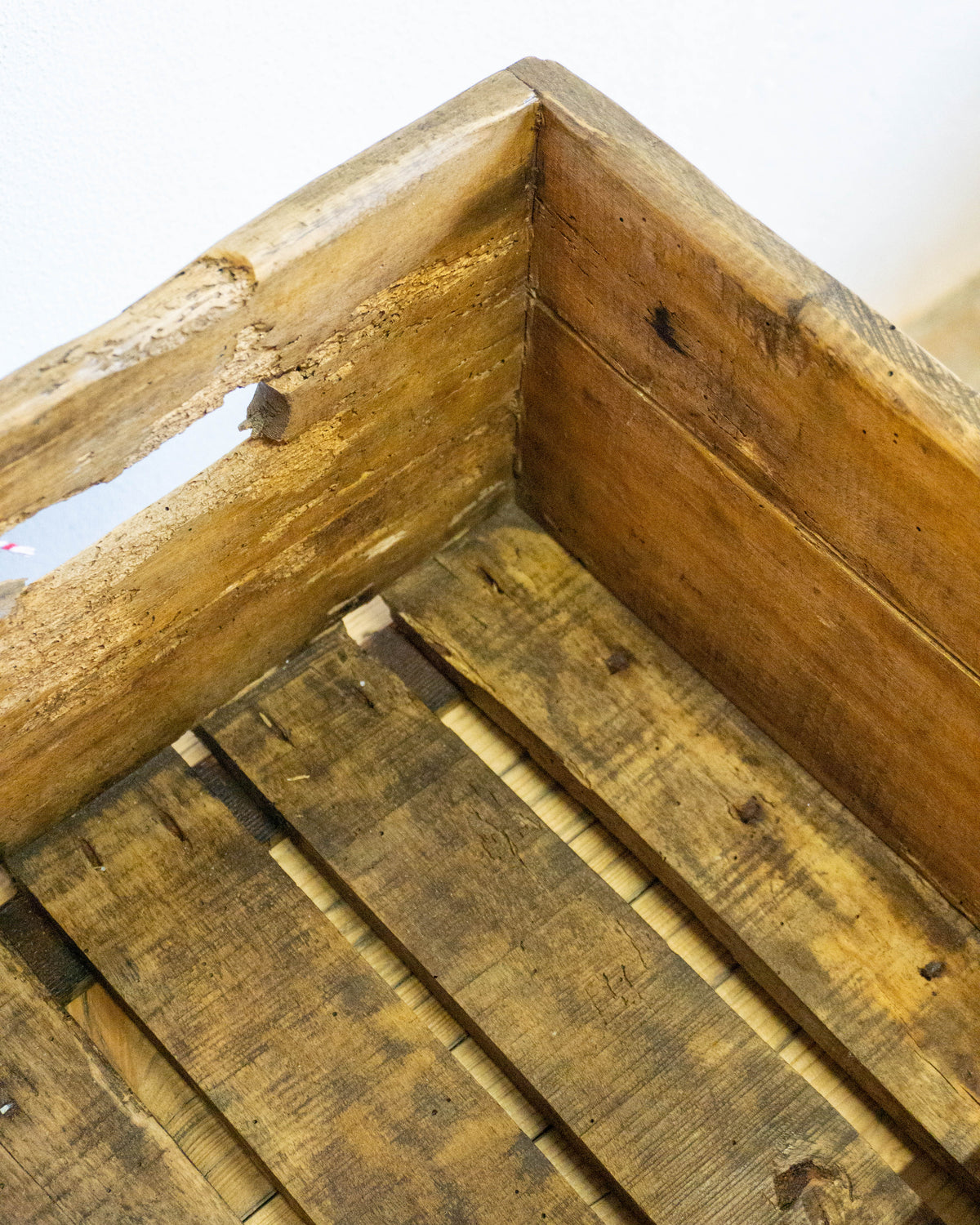 Cassetta legno pubblicitaria Birra Wuhrer