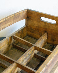 Cassetta vintage in legno restaurata – Anni ’60