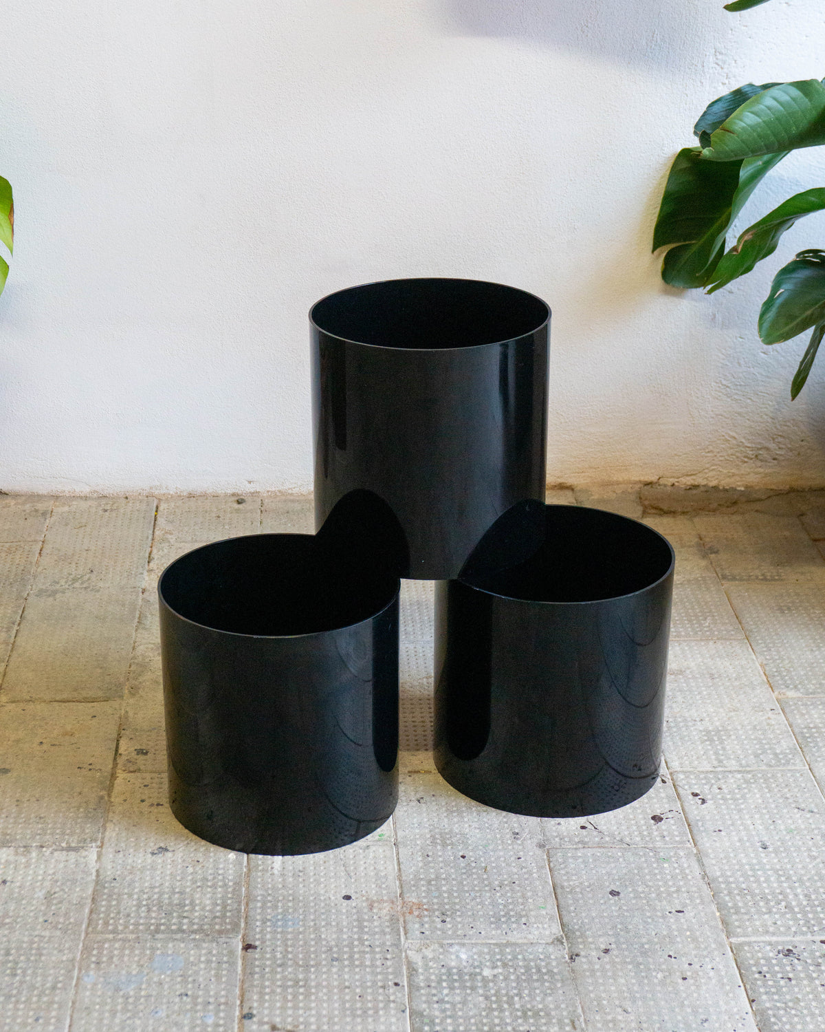 Cestino Vaso Kartell 4660 | Nero | Vintage Anni ‘70 | Design Italiano