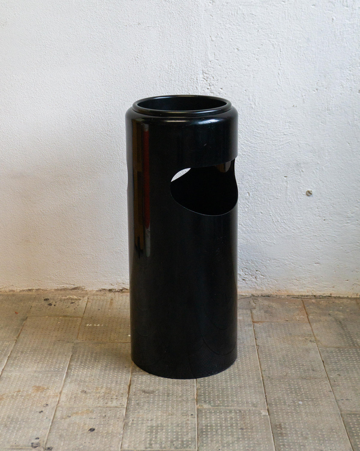 Cestino portacenere Rexite Birillo 1200 nero – anni ’80