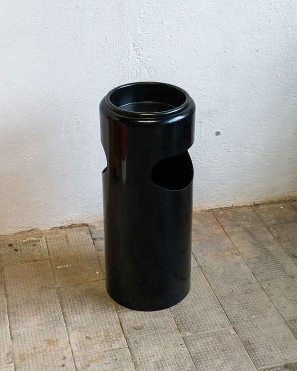 Cestino portacenere Rexite Birillo 1200 nero – anni ’80
